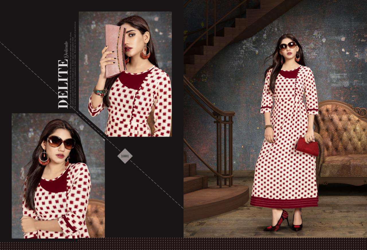 Kavya By Alishka Fashion 1001 To 1008 Series Beautiful Stylish Fancy Colorful Casual Wear & Ethnic Wear & Ready To Wear Tusar Cotton Printed Kurtis At Wholesale Price