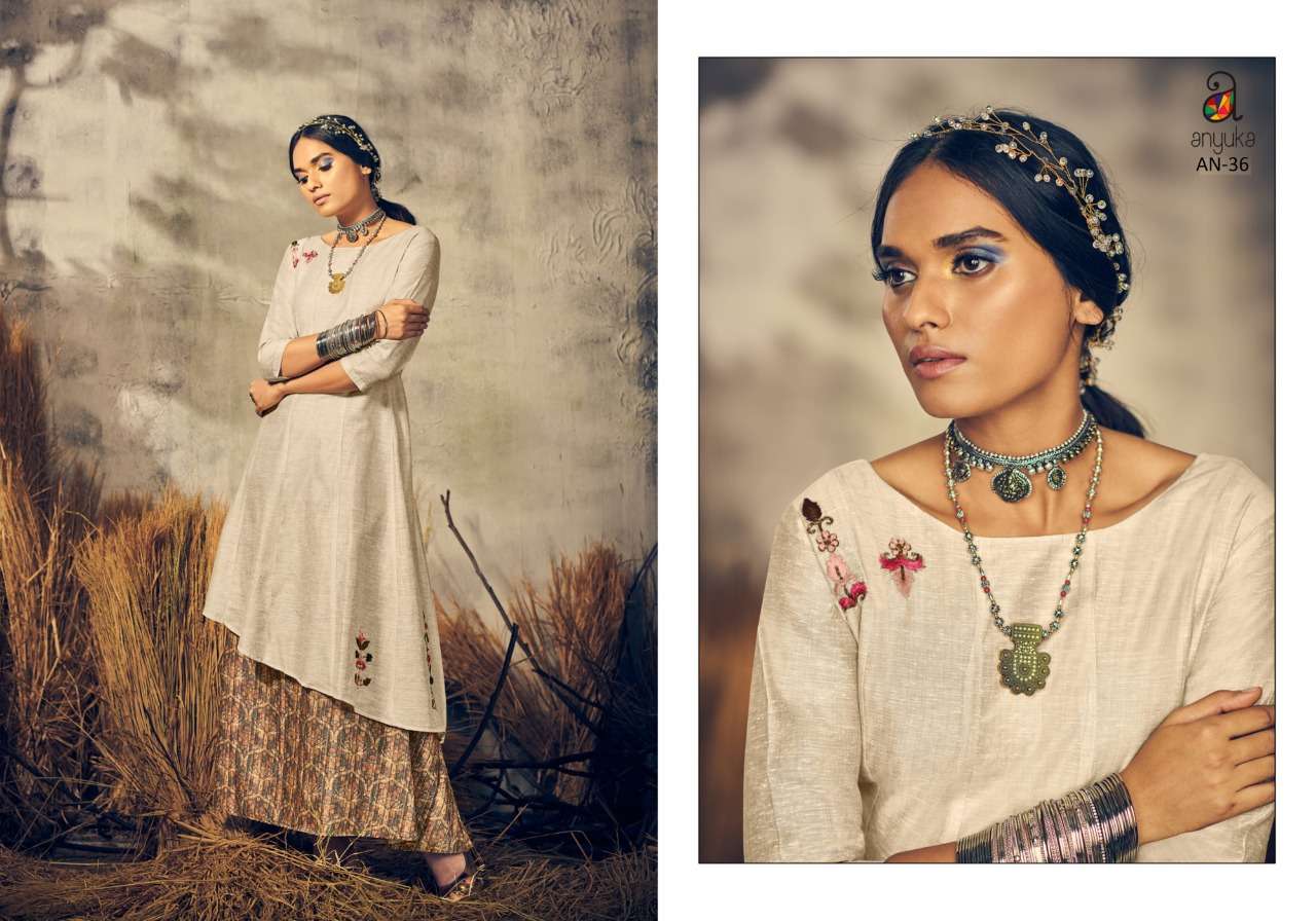 OSHNA BY ANYUKA 34 TO 39 SERIES BEAUTIFUL SUITS COLORFUL STYLISH FANCY CASUAL WEAR & ETHNIC WEAR VISCOSE DRESSES AT WHOLESALE PRICE