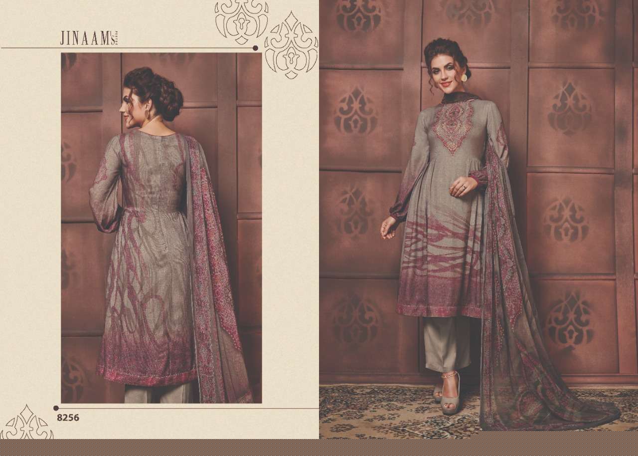 ELISSA BY JINAAM DRESSES 8256 TO 8261 SERIES BEAUTIFUL SUITS STYLISH FANCY COLORFUL PARTY WEAR & ETHNIC WEAR COTTON SATIN DIGITAL PRINTED DRESSES AT WHOLESALE PRICE