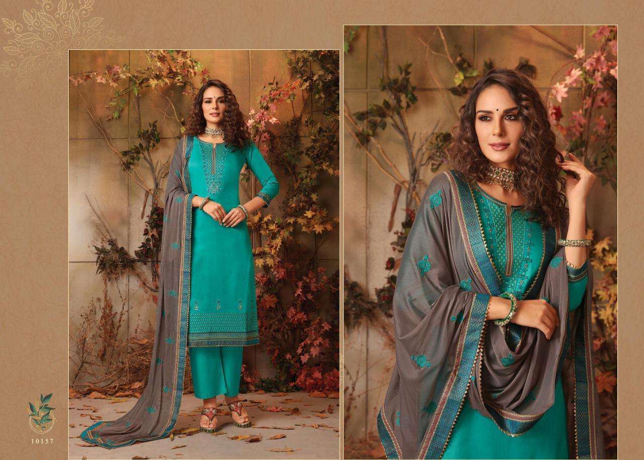 DELIGHT BY RAMAIYA 10151 TO 1058 SERIES BEAUTIFUL COLORFUL STYLISH PRETTY PARTY WEAR CASUAL WEAR OCCASIONAL WEAR JAM SILK WITH EMBROIDERY DRESSES AT WHOLESALE PRICE