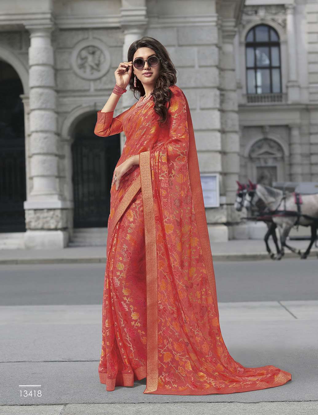 VINTAGE VOL-9 BY SUBHASH SAREES 13401 TO 13428 SERIES INDIAN TRADITIONAL WEAR COLLECTION BEAUTIFUL STYLISH FANCY COLORFUL PARTY WEAR & OCCASIONAL WEAR COTTON/SATIN/BRASSO SAREES AT WHOLESALE PRICE