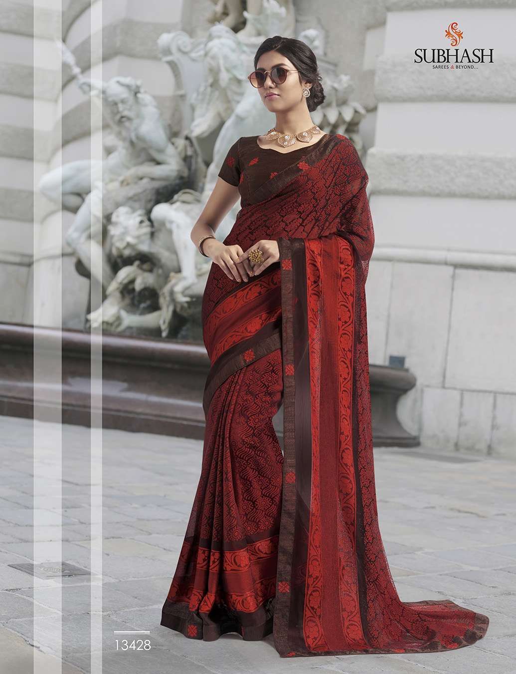 VINTAGE VOL-9 BY SUBHASH SAREES 13401 TO 13428 SERIES INDIAN TRADITIONAL WEAR COLLECTION BEAUTIFUL STYLISH FANCY COLORFUL PARTY WEAR & OCCASIONAL WEAR COTTON/SATIN/BRASSO SAREES AT WHOLESALE PRICE