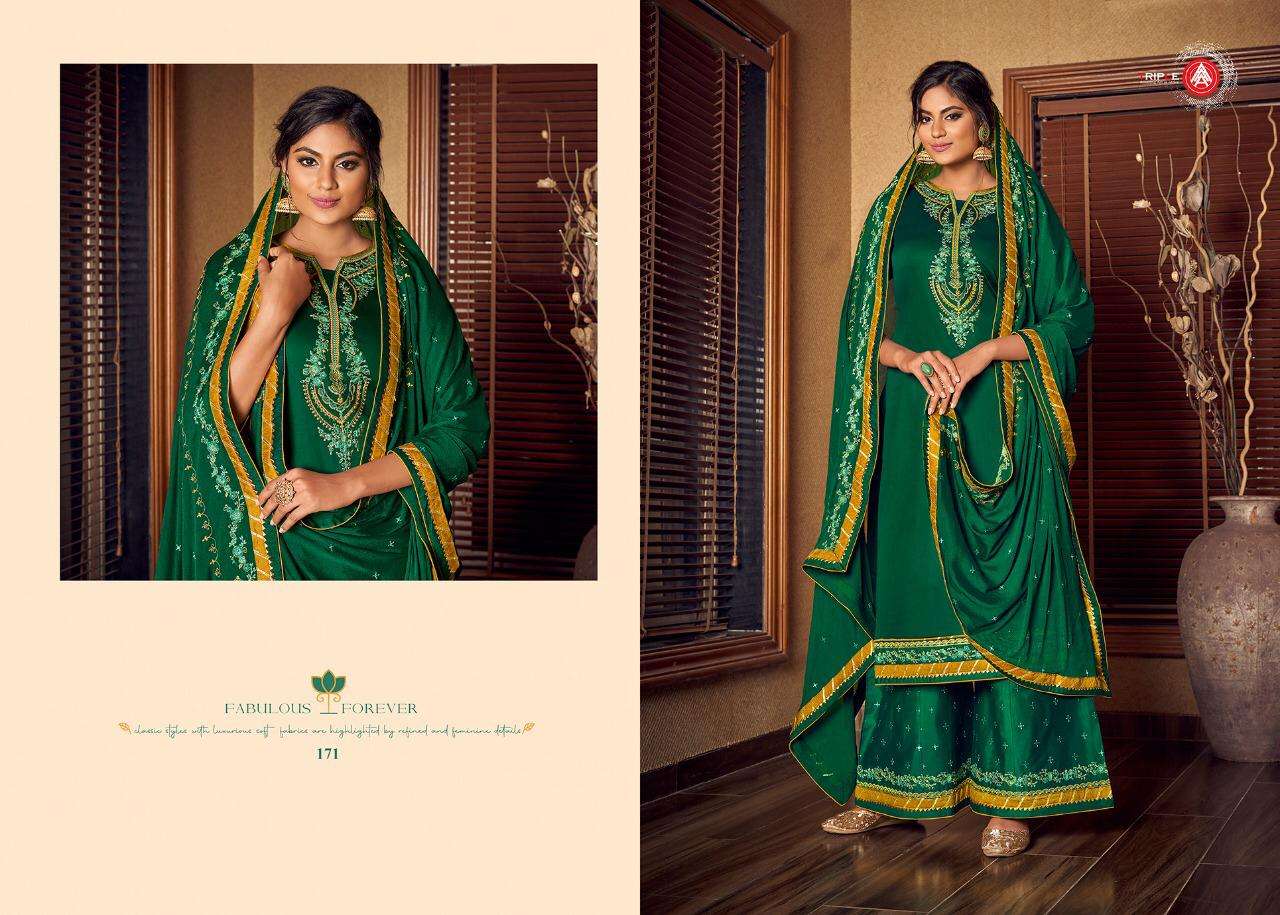 KESAR VOL-2 BY AAA DESIGN STUDION 171 TO 176 SERIES BEAUTIFUL SHARARA SUITS STYLISH FANCY COLORFUL PARTY WEAR & ETHNIC WEAR JAM SILK WITH EMBROIDERY DRESSES AT WHOLESALE PRICE