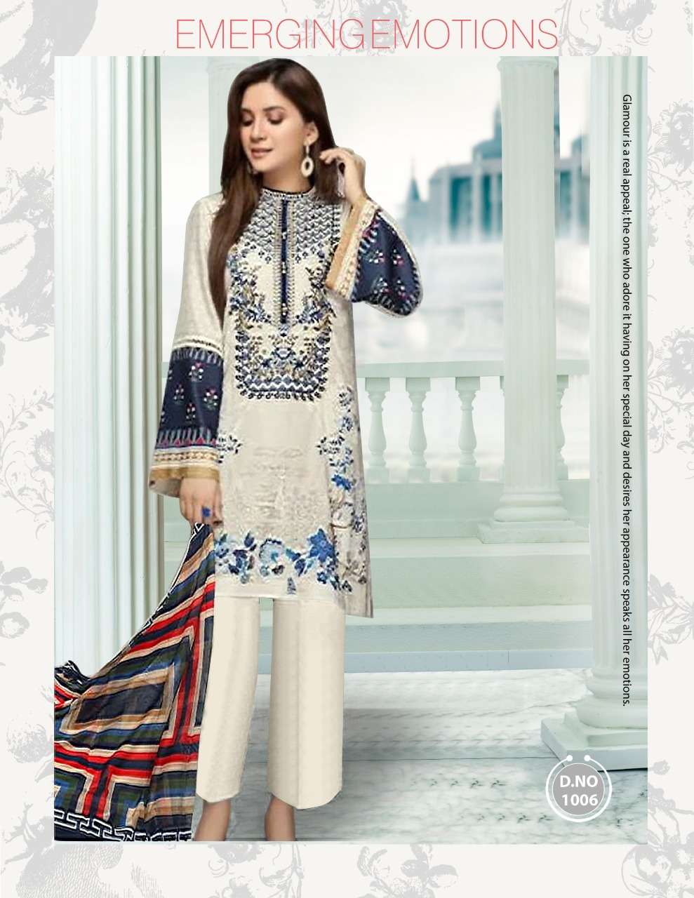 BAROQUE LAWN COLLECTION-2020 BY FASHID WHOLESALE 1001 TO 1008 SERIES DESIGNER SUITS STYLISH DESIGNER COLORFUL FANCY BEAUTIFUL PARTY WEAR & ETHNIC WEAR PURE CAMBRIC LAWN DRESSES AT WHOLESALE PRICE