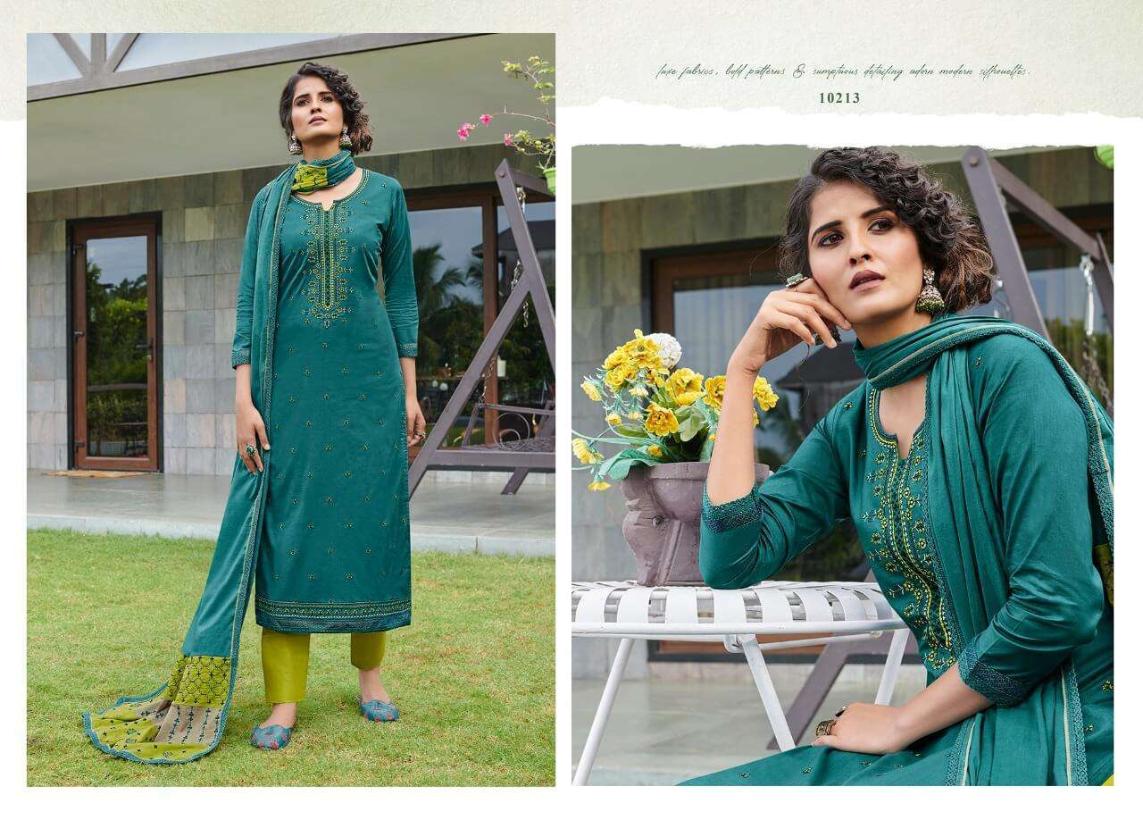 GREEN VALLY BY RAMAIYA 10211 TO 10218 SERIES BEAUTIFUL WINTER COLLECTION SUITS STYLISH FANCY COLORFUL CASUAL WEAR & ETHNIC WEAR PURE PURE COTTON WITH WORK DRESSES AT WHOLESALE PRICE