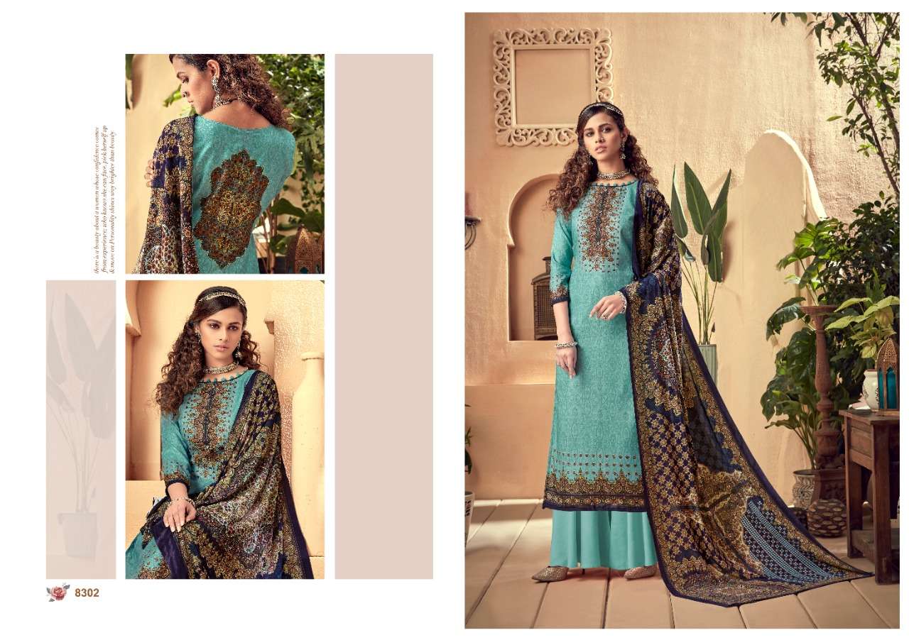 ESMA BY KESAR 8301 TO 8306 SERIES BEAUTIFUL SUITS STYLISH FANCY COLORFUL PARTY WEAR & OCCASIONAL WEAR PASHMINA DIGITAL PRINTED DRESSES AT WHOLESALE PRICE