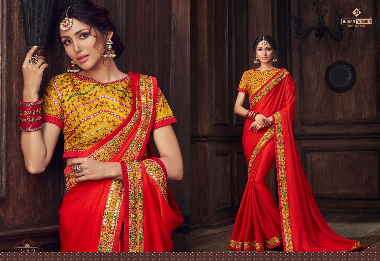 RAASLEELA VOL-22 BY INDIAN WOMEN INDIAN TRADITIONAL WEAR COLLECTION BEAUTIFUL STYLISH FANCY COLORFUL PARTY WEAR & OCCASIONAL WEAR SILK SAREES AT WHOLESALE PRICE