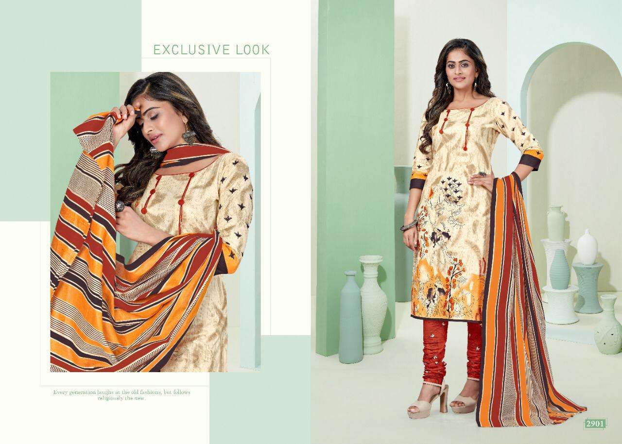 TARA VOL-29 BY COTTON PLUS 2901 TO 2912 SERIES BEAUTIFUL SUITS STYLISH FANCY COLORFUL CASUAL WEAR & ETHNIC WEAR PURE COTTON PRINTED DRESSES AT WHOLESALE PRICE