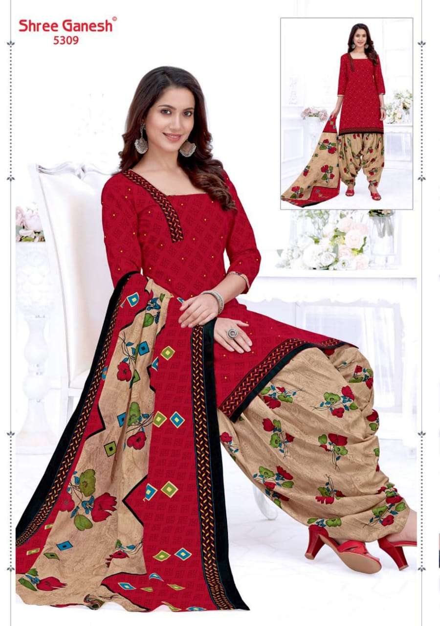 PANCHI VOL-4 BY SHREE GANESH 5301 TO 5315 SERIES SUITS BEAUTIFUL FANCY COLORFUL STYLISH PARTY WEAR & OCCASIONAL WEAR COTTON PRINTED DRESSES AT WHOLESALE PRICE