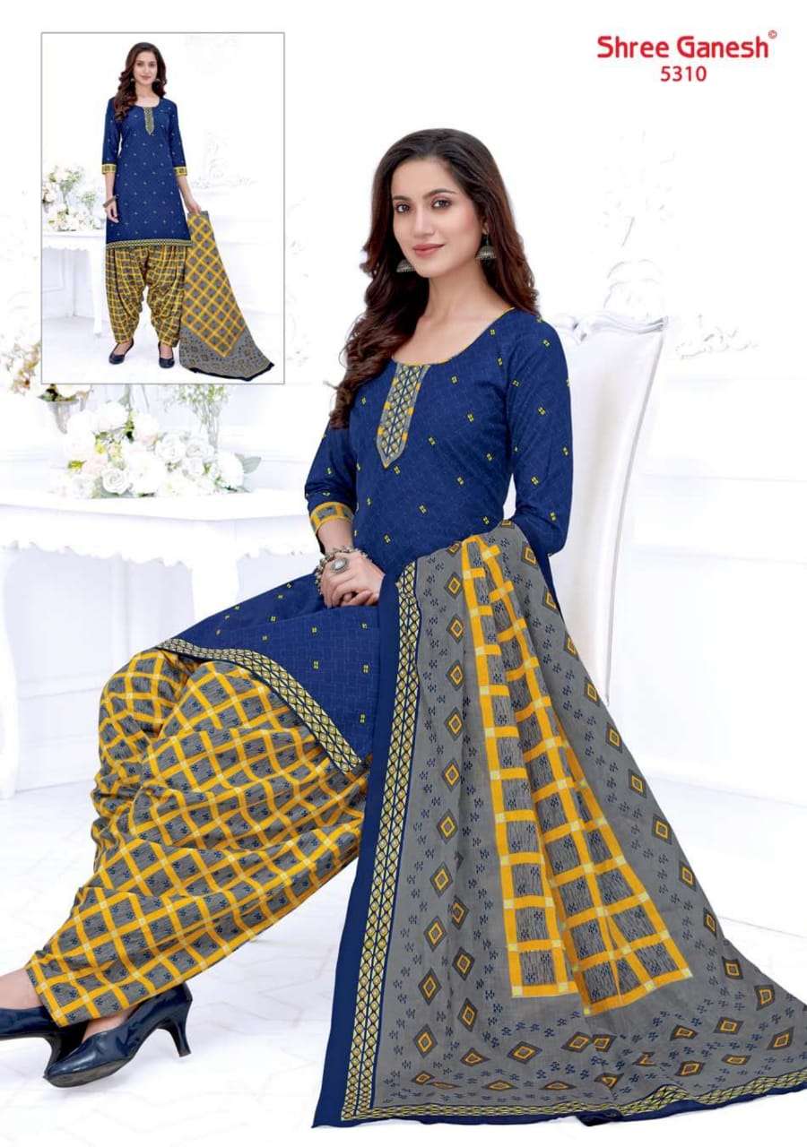 PANCHI VOL-4 BY SHREE GANESH 5301 TO 5315 SERIES SUITS BEAUTIFUL FANCY COLORFUL STYLISH PARTY WEAR & OCCASIONAL WEAR COTTON PRINTED DRESSES AT WHOLESALE PRICE