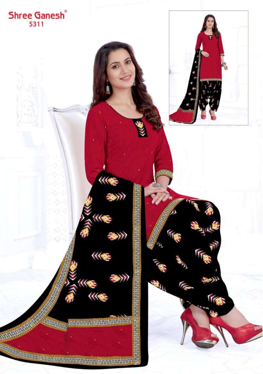 PANCHI VOL-4 BY SHREE GANESH 5301 TO 5315 SERIES SUITS BEAUTIFUL FANCY COLORFUL STYLISH PARTY WEAR & OCCASIONAL WEAR COTTON PRINTED DRESSES AT WHOLESALE PRICE