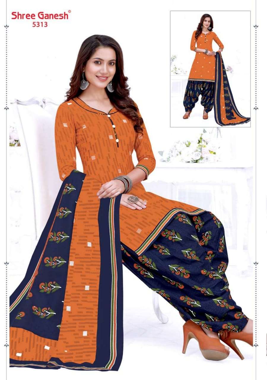 PANCHI VOL-4 BY SHREE GANESH 5301 TO 5315 SERIES SUITS BEAUTIFUL FANCY COLORFUL STYLISH PARTY WEAR & OCCASIONAL WEAR COTTON PRINTED DRESSES AT WHOLESALE PRICE