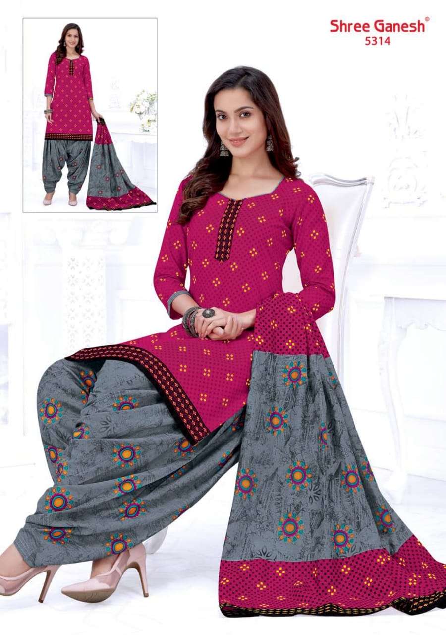PANCHI VOL-4 BY SHREE GANESH 5301 TO 5315 SERIES SUITS BEAUTIFUL FANCY COLORFUL STYLISH PARTY WEAR & OCCASIONAL WEAR COTTON PRINTED DRESSES AT WHOLESALE PRICE