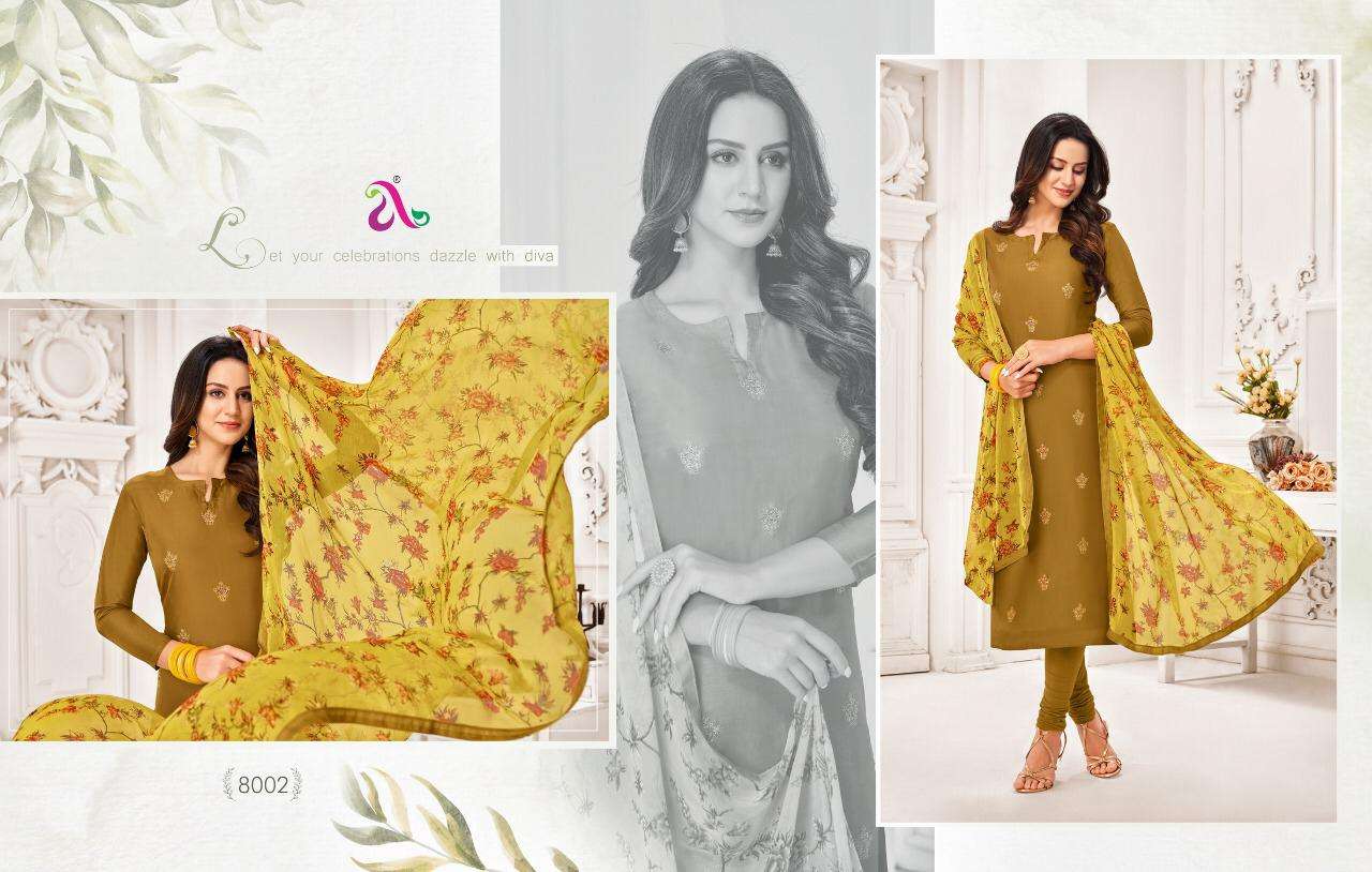 DAIRY MILK VOL-32 BY ANGROOP PLUS 8001 TO 8016 SERIES BEAUTIFUL STYLISH FANCY COLORFUL CASUAL WEAR & ETHNIC WEAR CHANDERI COTTON DRESSES AT WHOLESALE PRICE