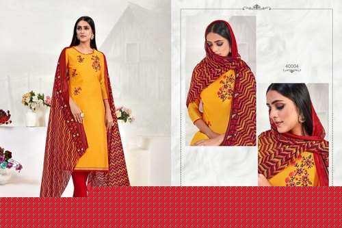WILD CARD VOL-3 BY RAGHAV CREATION 40001 TO 40012 SERIES DESIGNER SUITS COLLECTION BEAUTIFUL STYLISH FANCY COLORFUL PARTY WEAR & OCCASIONAL WEAR PURE CHANDERI PRINTED DRESSES AT WHOLESALE PRICE