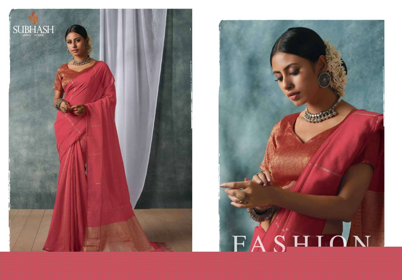 AURA VOL-2 BY SUBHASH SAREES 23001 TO 23008 SERIES INDIAN TRADITIONAL WEAR COLLECTION BEAUTIFUL STYLISH FANCY COLORFUL PARTY WEAR & OCCASIONAL WEAR LINEN SAREES AT WHOLESALE PRICE