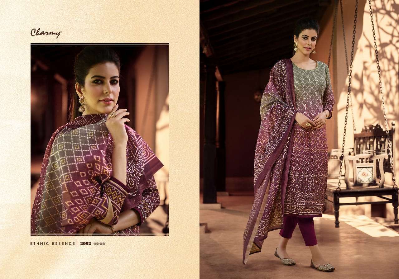 SYMPHONY BY MEERA TRENDZ 2091 TO 2098 SERIES BEAUTIFUL PAKISTANI SUITS COLORFUL STYLISH FANCY CASUAL WEAR & ETHNIC WEAR MODAL CHANDERI SILK EMBROIDERED DRESSES AT WHOLESALE PRICE