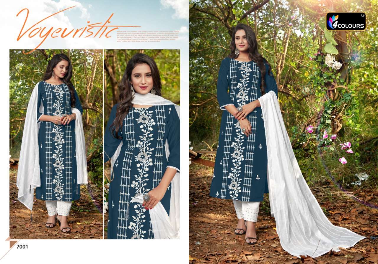 LAKHNAVI BY 4 COLOURS 1001 TO 1006 SERIES DESIGNER BEAUTIFUL SUITS COLORFUL STYLISH FANCY CASUAL WEAR & ETHNIC WEAR PURE MUSLIN EMBROIDERED DRESSES AT WHOLESALE PRICE
