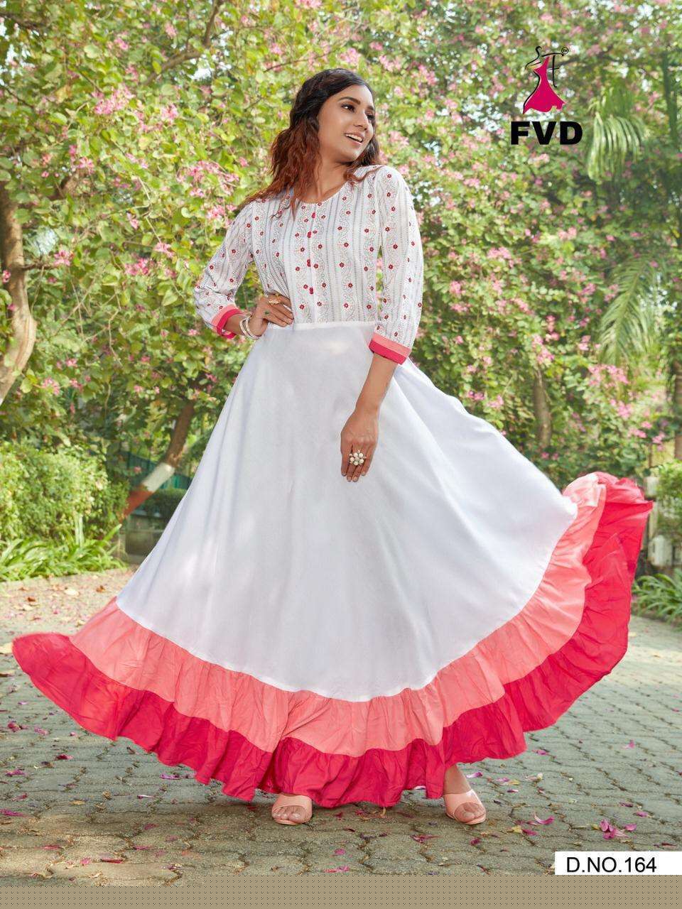 LONDON DREAMS VOL-1 BY FVD 164 TO 171 SERIES DESIGNER BEAUTIFUL STYLISH FANCY COLORFUL PARTY WEAR & OCCASIONAL WEAR RAYON FOIL PRINT GOWNS AT WHOLESALE PRICE