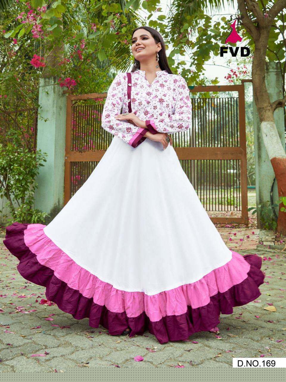LONDON DREAMS VOL-1 BY FVD 164 TO 171 SERIES DESIGNER BEAUTIFUL STYLISH FANCY COLORFUL PARTY WEAR & OCCASIONAL WEAR RAYON FOIL PRINT GOWNS AT WHOLESALE PRICE