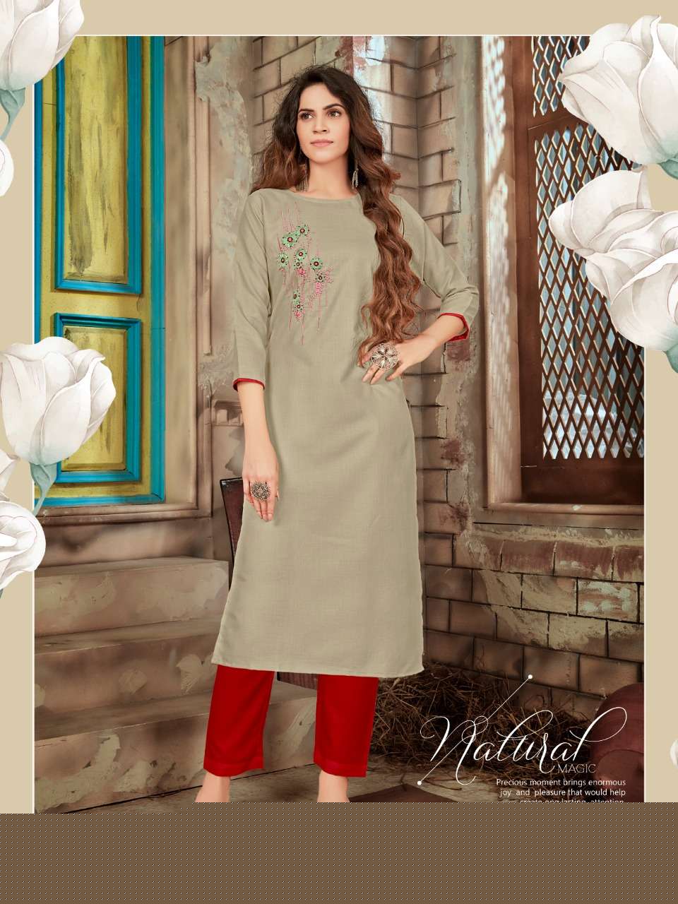 LIGHT BY SYASII 1001 TO 1010 SERIES DESIGNER STYLISH FANCY COLORFUL BEAUTIFUL PARTY WEAR & ETHNIC WEAR COLLECTION GALAXY COTTON KURTIS AT WHOLESALE PRICE