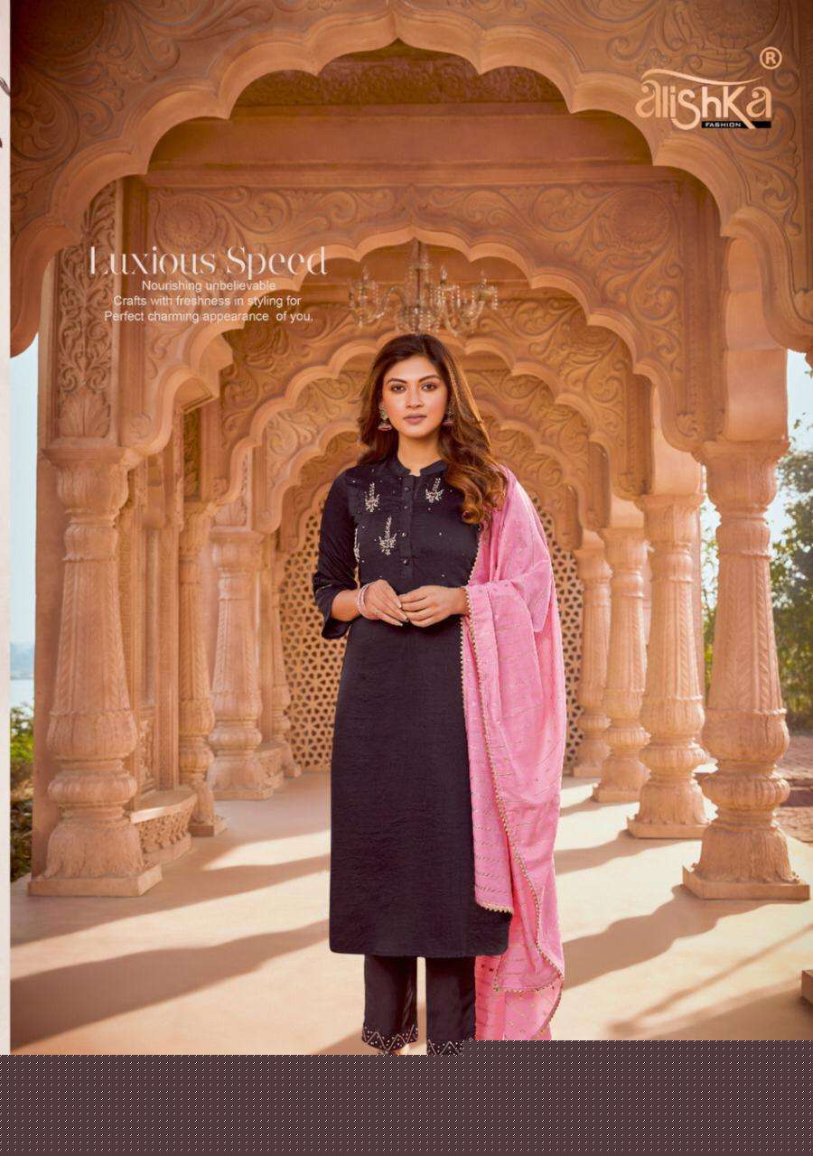 PARAMPARA BY ALISHKA FASHION 1001 TO 1006 SERIES BEAUTIFUL SUITS COLORFUL STYLISH FANCY CASUAL WEAR & ETHNIC WEAR SILK WITH HANDWORK DRESSES AT WHOLESALE PRICE