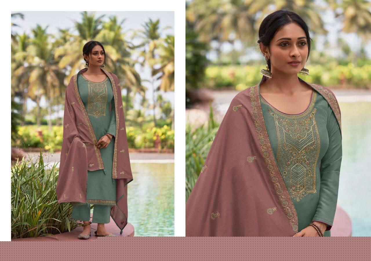EKAAYA BY KASMEERA 1008 TO 1015 SERIES BEAUTIFUL SUITS COLORFUL STYLISH FANCY CASUAL WEAR & ETHNIC WEAR PURE SILK EMBROIDERED DRESSES AT WHOLESALE PRICE