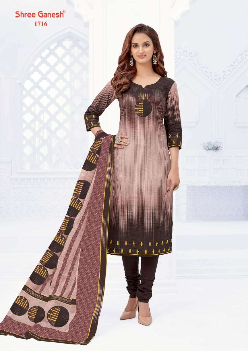 SAMAIYRA VOL-7 BY SHREE GANESH 1701 TO 1727 SERIES DESIGNER BEAUTIFUL COLORFUL STYLISH FANCY CASUAL WEAR & ETHNIC WEAR & READY TO WEAR PURE COTTON PRINT DRESSES AT WHOLESALE PRICE