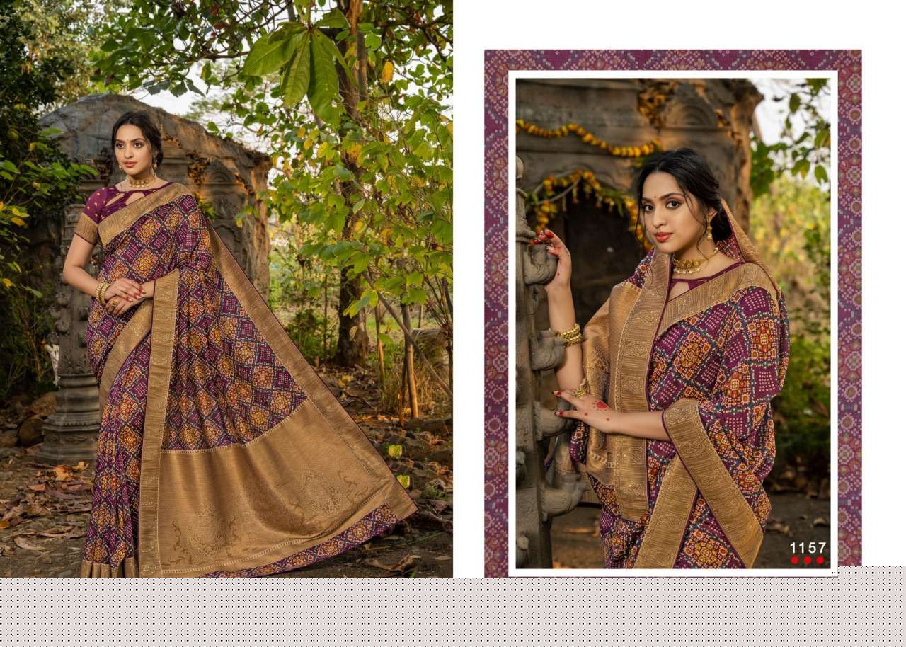 BUBBLE SILK BY ANGARIKA 1151 TO 1157 SERIES INDIAN TRADITIONAL WEAR COLLECTION BEAUTIFUL STYLISH FANCY COLORFUL PARTY WEAR & OCCASIONAL WEAR SOFT SILK SAREES AT WHOLESALE PRICE