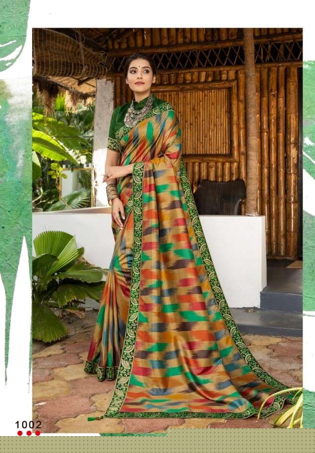 COLOURS BY ANGARIKA 1001 TO 1007 SERIES INDIAN TRADITIONAL WEAR COLLECTION BEAUTIFUL STYLISH FANCY COLORFUL PARTY WEAR & OCCASIONAL WEAR SOFT SILK SAREES AT WHOLESALE PRICE
