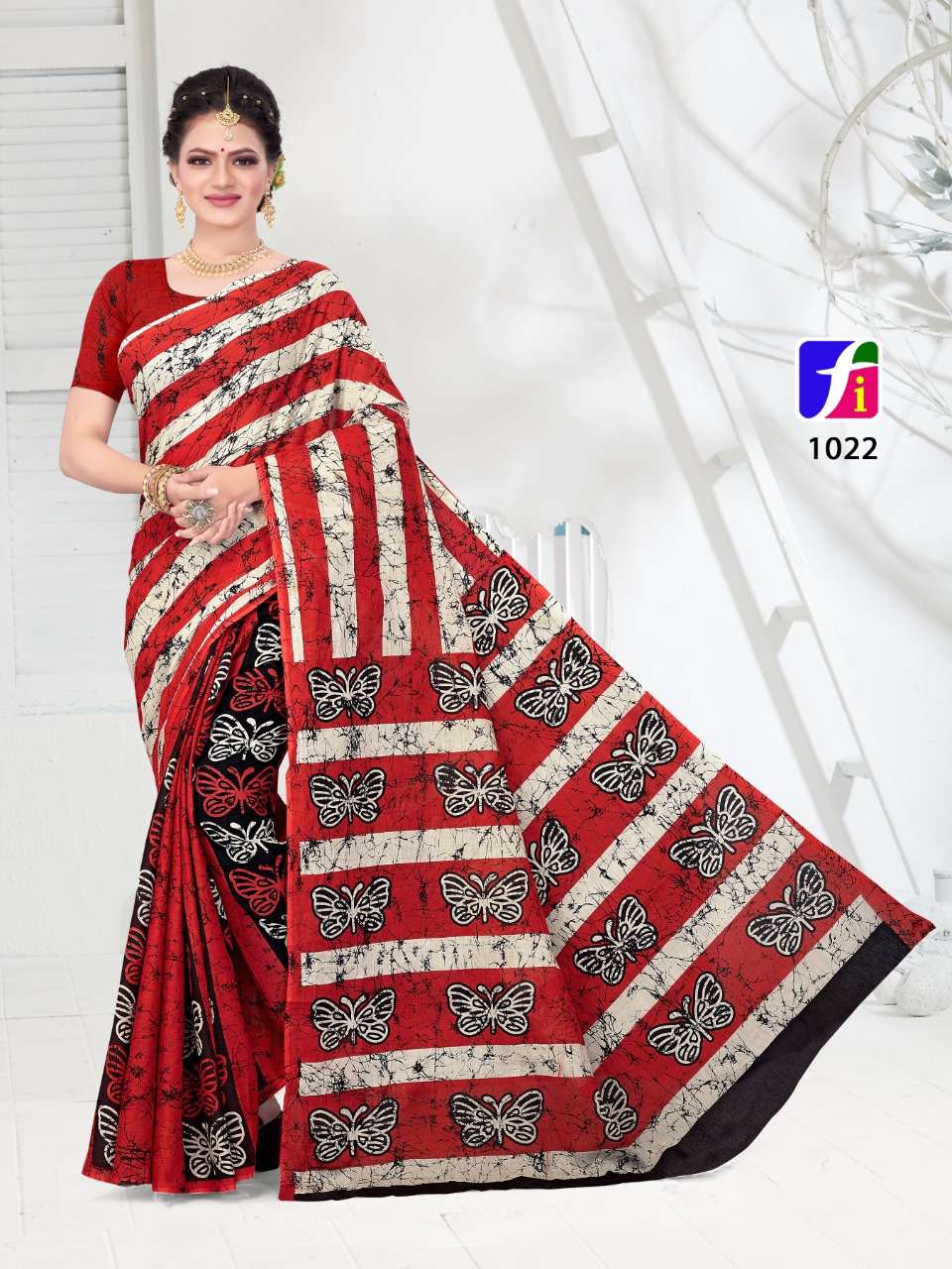 HEENA SAREES VOL-1 BY GANESHA 1018 TO 1027 SERIES INDIAN TRADITIONAL WEAR COLLECTION BEAUTIFUL STYLISH FANCY COLORFUL PARTY WEAR & OCCASIONAL WEAR COTTON PRINT SAREES AT WHOLESALE PRICE