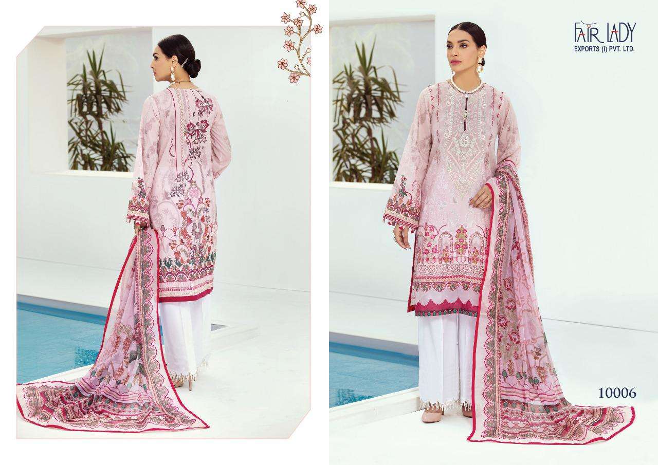 FARASHA BY FAIR LADY 10001 TO 10007 SERIES DESIGNER PAKISTANI SUITS COLLECTION BEAUTIFUL STYLISH COLORFUL FANCY PARTY WEAR & OCCASIONAL WEAR PURE JAM SATIN DIGITAL PRINT WITH EMBROIDERY DRESSES AT WHOLESALE PRICE