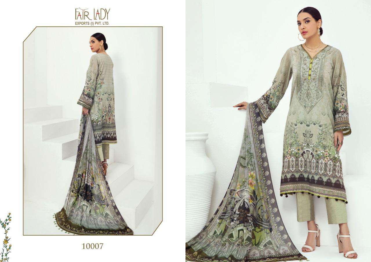 FARASHA BY FAIR LADY 10001 TO 10007 SERIES DESIGNER PAKISTANI SUITS COLLECTION BEAUTIFUL STYLISH COLORFUL FANCY PARTY WEAR & OCCASIONAL WEAR PURE JAM SATIN DIGITAL PRINT WITH EMBROIDERY DRESSES AT WHOLESALE PRICE