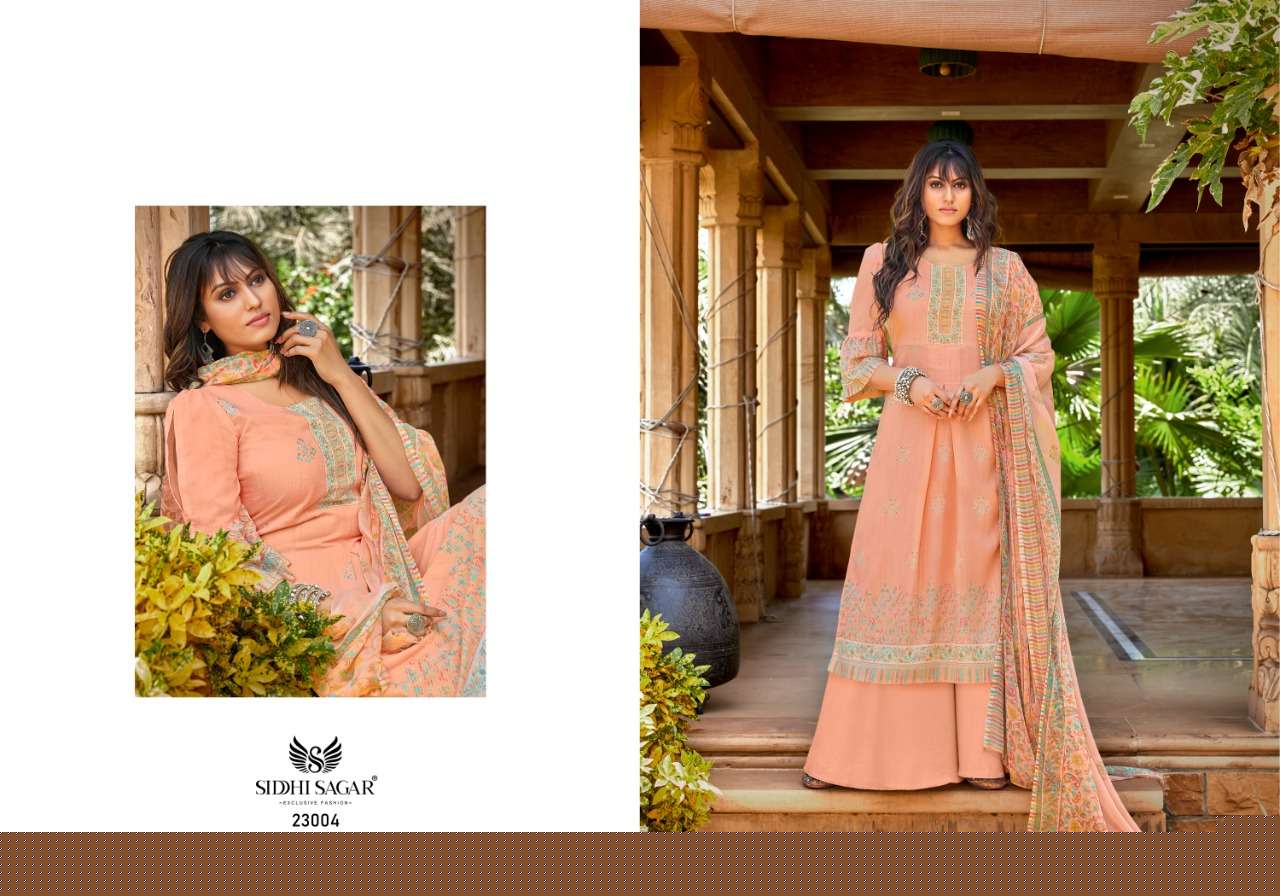 RAJKANYA BY SIDDHI SAGAR 23001 TO 23008 SERIES BEAUTIFUL SUITS COLORFUL STYLISH FANCY CASUAL WEAR & ETHNIC WEAR PURE LAWN COTTON PRINT DRESSES AT WHOLESALE PRICE