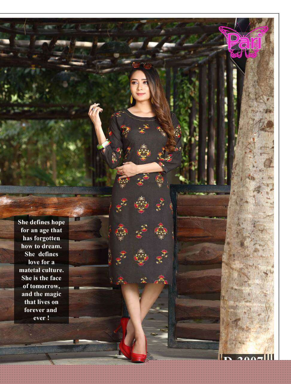 NYSAA VOL-3 BY PARI 3001 TO 3008 SERIES DESIGNER STYLISH FANCY COLORFUL BEAUTIFUL PARTY WEAR & ETHNIC WEAR COLLECTION RAYON FOIL PRINT KURTIS AT WHOLESALE PRICE