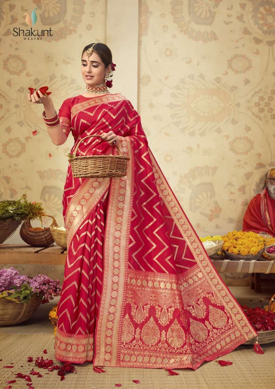SKS VOL-51 BY SHAKUNT 29411 TO 29418 SERIES INDIAN TRADITIONAL WEAR COLLECTION BEAUTIFUL STYLISH FANCY COLORFUL PARTY WEAR & OCCASIONAL WEAR SOFT SILK SAREES AT WHOLESALE PRICE