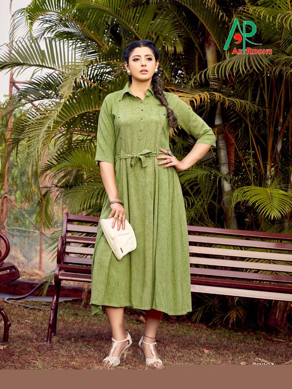 CHAITANYA BY ART RIDDHS 80001 TO 80006 SERIES BEAUTIFUL STYLISH FANCY COLORFUL CASUAL WEAR & ETHNIC WEAR RAYON CRUSH GOWNS AT WHOLESALE PRICE