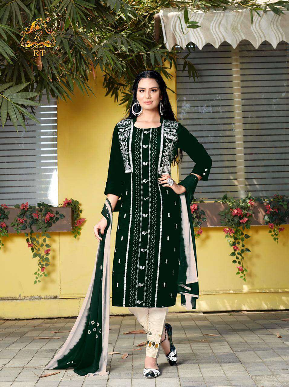LUCKNOWI BY RT 7001 TO 7006 SERIES BEAUTIFUL SUITS COLORFUL STYLISH FANCY CASUAL WEAR & ETHNIC WEAR MAL COTTON DRESSES AT WHOLESALE PRICE
