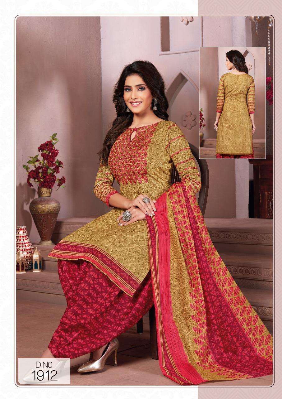 HEENA VOL-19 BY JK COTTON CLUB 1901 TO 1912 SERIES BEAUTIFUL SUITS COLORFUL STYLISH FANCY CASUAL WEAR & ETHNIC WEAR PURE COTTON DRESSES AT WHOLESALE PRICE