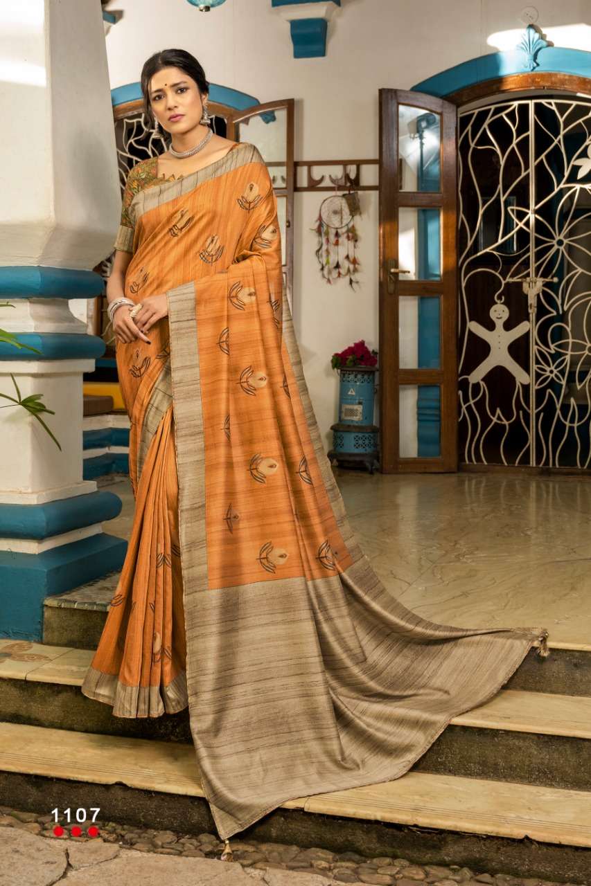 NYARA BY ANGARIKA INDIAN TRADITIONAL WEAR COLLECTION BEAUTIFUL STYLISH FANCY COLORFUL PARTY WEAR & OCCASIONAL WEAR SOFT SILK SAREES AT WHOLESALE PRICE
