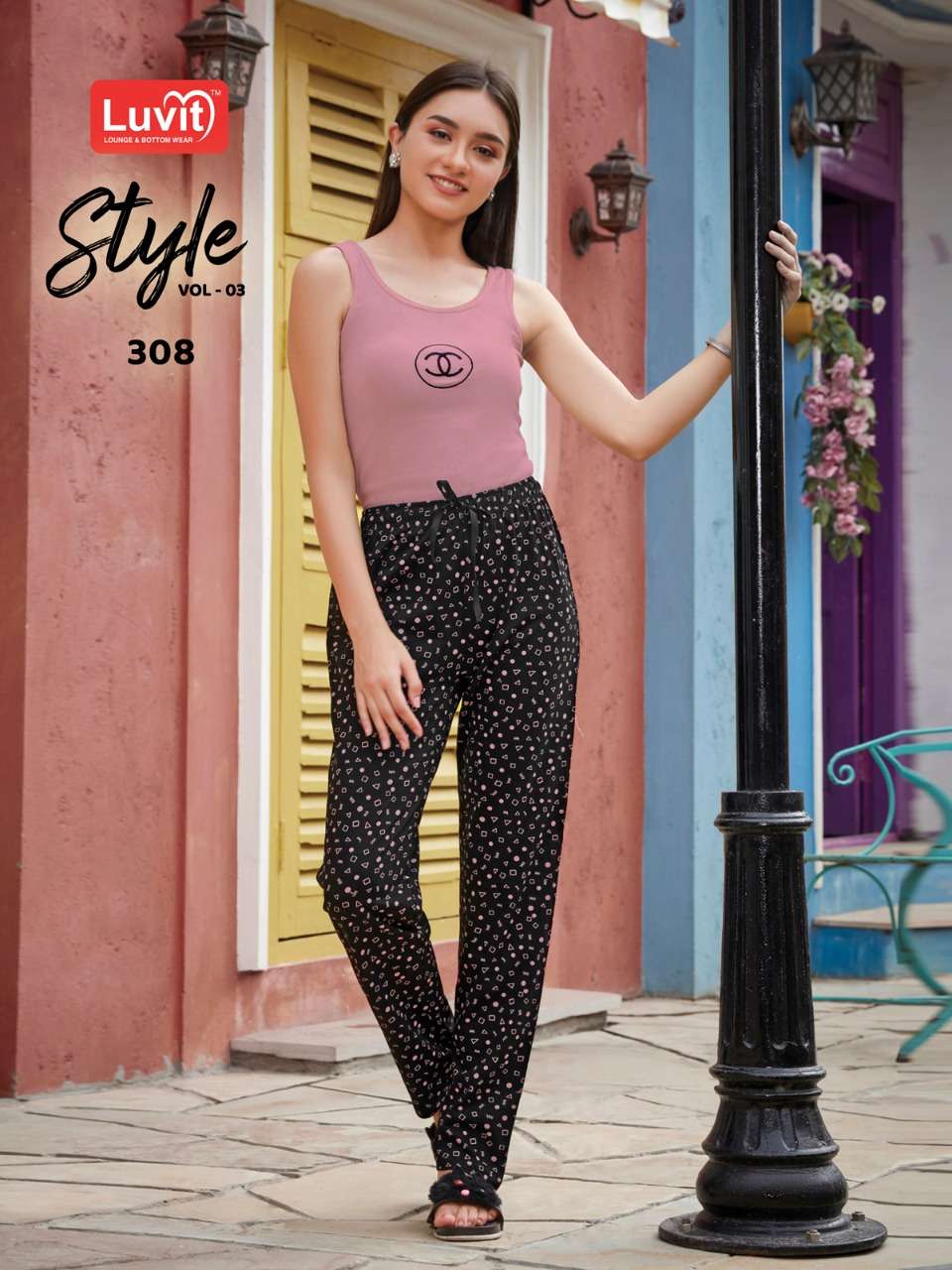 STYLE VOL-3 BY LUVIT 301 TO 310 SERIES STYLISH FANCY BEAUTIFUL COLORFUL CASUAL WEAR & ETHNIC WEAR PURE SINKER PANTS AT WHOLESALE PRICE