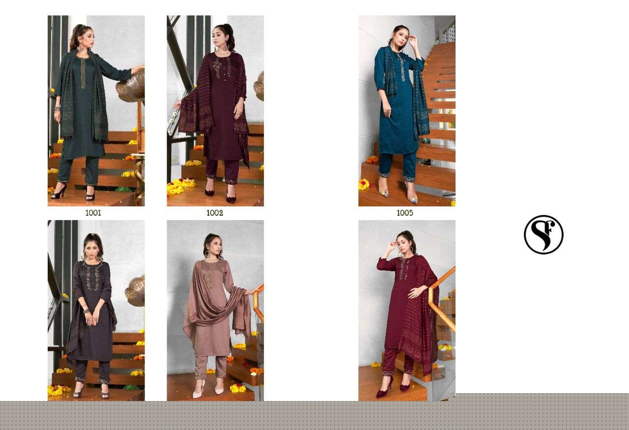 TOKYO BY SWEETY FASHION 1001 TO 1006 SERIES BEAUTIFUL SUITS COLORFUL STYLISH FANCY CASUAL WEAR & ETHNIC WEAR SILK DRESSES AT WHOLESALE PRICE