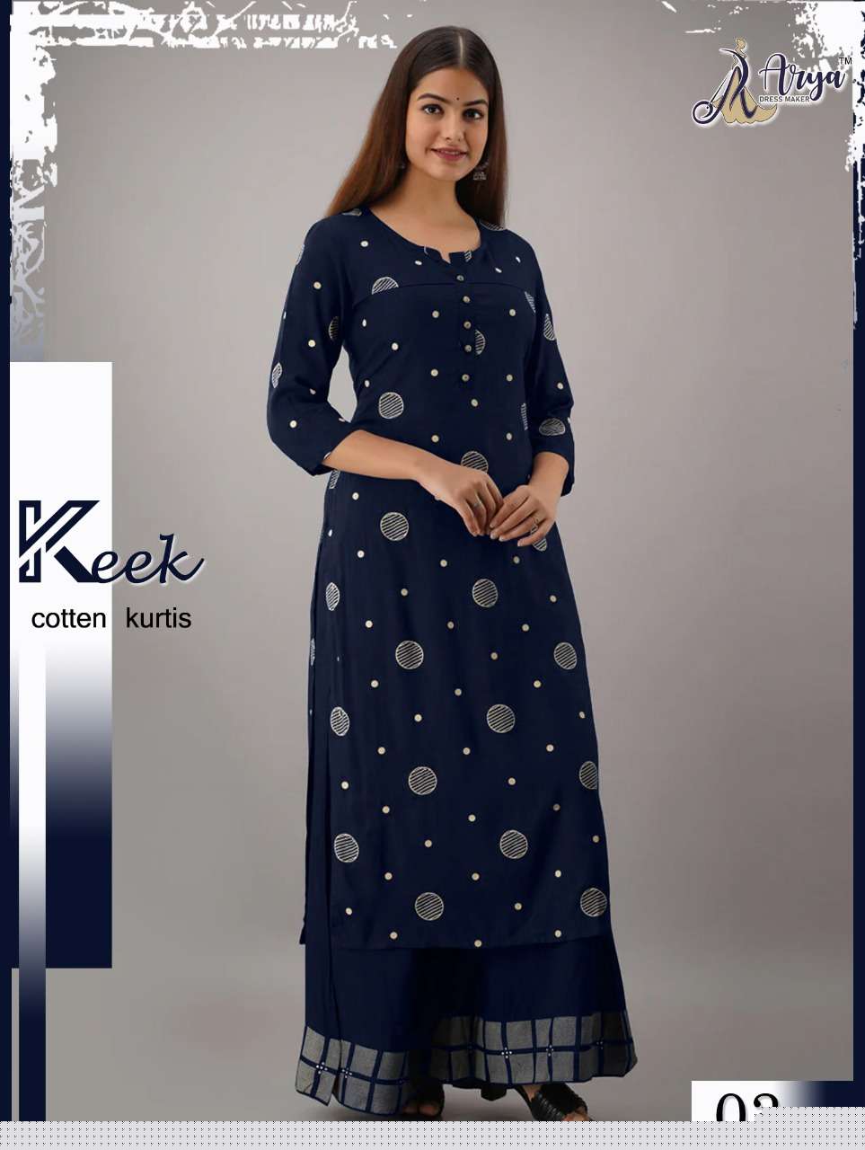 KEEK BY ARYA DRESS MAKER 01 TO 06 SERIES DESIGNER STYLISH FANCY COLORFUL BEAUTIFUL PARTY WEAR & ETHNIC WEAR COLLECTION RAYON COTTON KURTIS WITH BOTTOM AT WHOLESALE PRICE