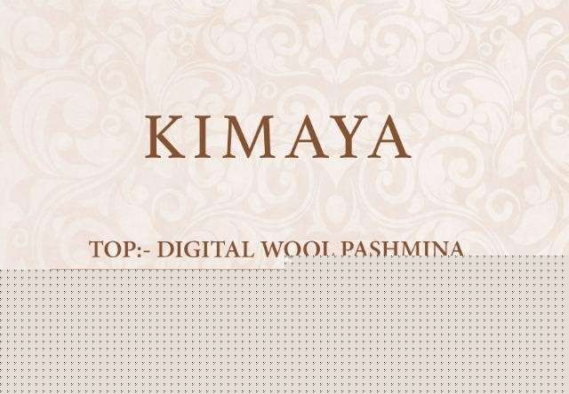 KIMAYA BY FIDA 1001 TO 1006 SERIES BEAUTIFUL SUITS COLORFUL STYLISH FANCY CASUAL WEAR & ETHNIC WEAR PASHMINA WOOL PRINT DRESSES AT WHOLESALE PRICE