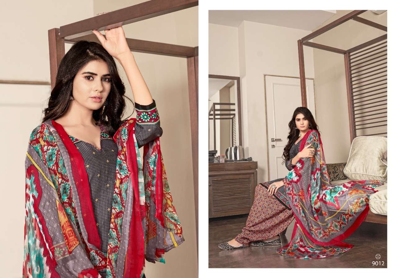 NON STOP VOL-49 BY SWEETY FASHION 9001 TO 9012 SERIES BEAUTIFUL SUITS COLORFUL STYLISH FANCY CASUAL WEAR & ETHNIC WEAR SOFT COTTON PRINT DRESSES AT WHOLESALE PRICE