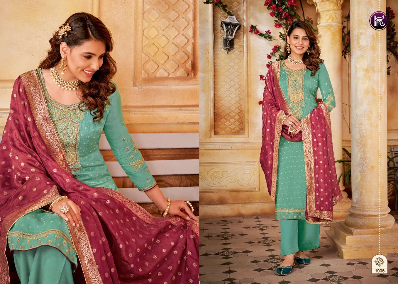 KALA SILK BY KALA FASHION 1001 TO 1006 SERIES BEAUTIFUL SUITS COLORFUL STYLISH FANCY CASUAL WEAR & ETHNIC WEAR SILK EMBROIDERED DRESSES AT WHOLESALE PRICE