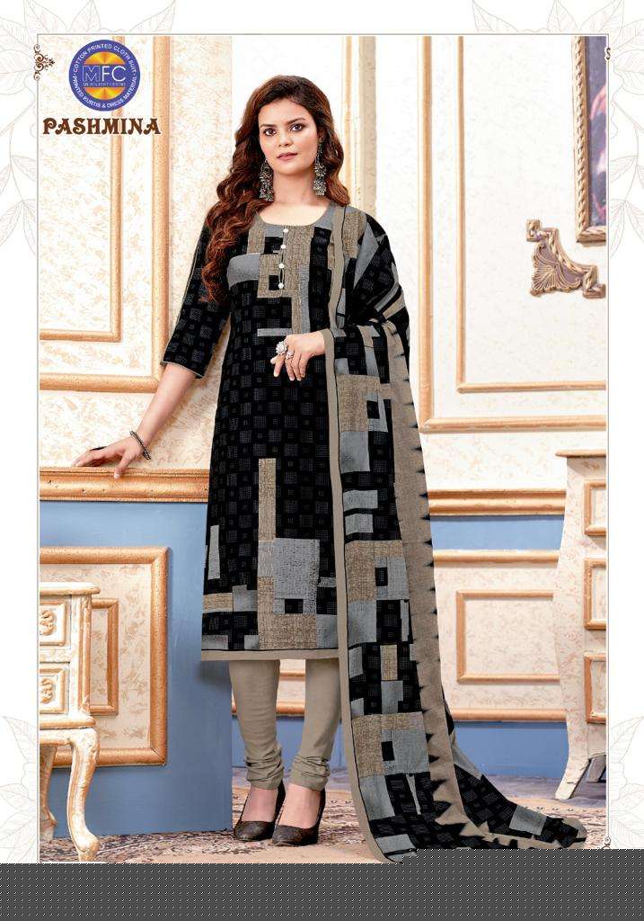 PASHMINA VOL-13 BY MFC 1301 TO 1312 SERIES SUITS BEAUTIFUL FANCY COLORFUL STYLISH PARTY WEAR & OCCASIONAL WEAR FANCY PRINTED DRESSES AT WHOLESALE PRICE