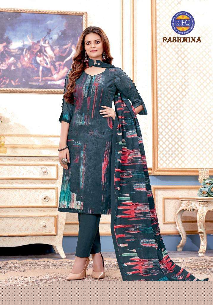 PASHMINA VOL-13 BY MFC 1301 TO 1312 SERIES SUITS BEAUTIFUL FANCY COLORFUL STYLISH PARTY WEAR & OCCASIONAL WEAR FANCY PRINTED DRESSES AT WHOLESALE PRICE
