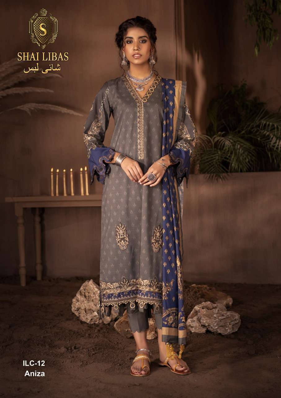 ANAYA BY SHAI LIBAS BEAUTIFUL PAKISTANI SUITS COLORFUL STYLISH FANCY CASUAL WEAR & ETHNIC WEAR PURE LAWN COTTON EMBROIDERED DRESSES AT WHOLESALE PRICE