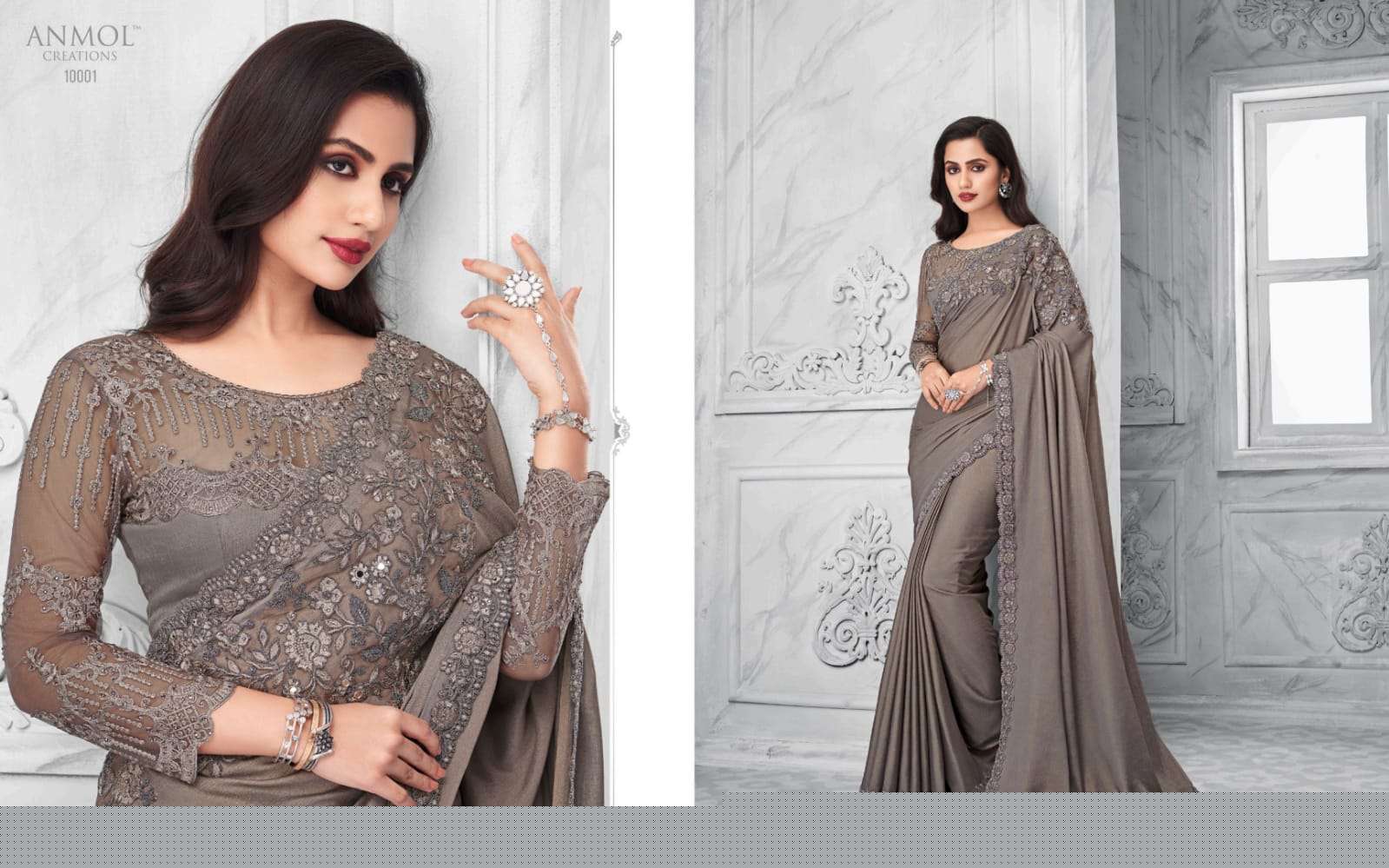 ELEGANCE VOL-14 BY ANMOL CREATION 10001 TO 10016 SERIES INDIAN TRADITIONAL WEAR COLLECTION BEAUTIFUL STYLISH FANCY COLORFUL PARTY WEAR & OCCASIONAL WEAR FANCY SAREES AT WHOLESALE PRICE